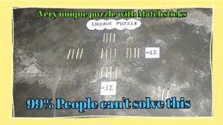 Matchsticks Hard Puzzles Hard Math Puzzles By Menka