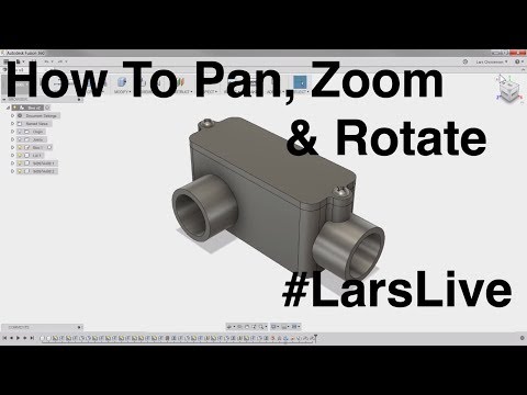 Video Fusion 360 — Beginner! How To Pan, Zoom, Rotate &... - youtube