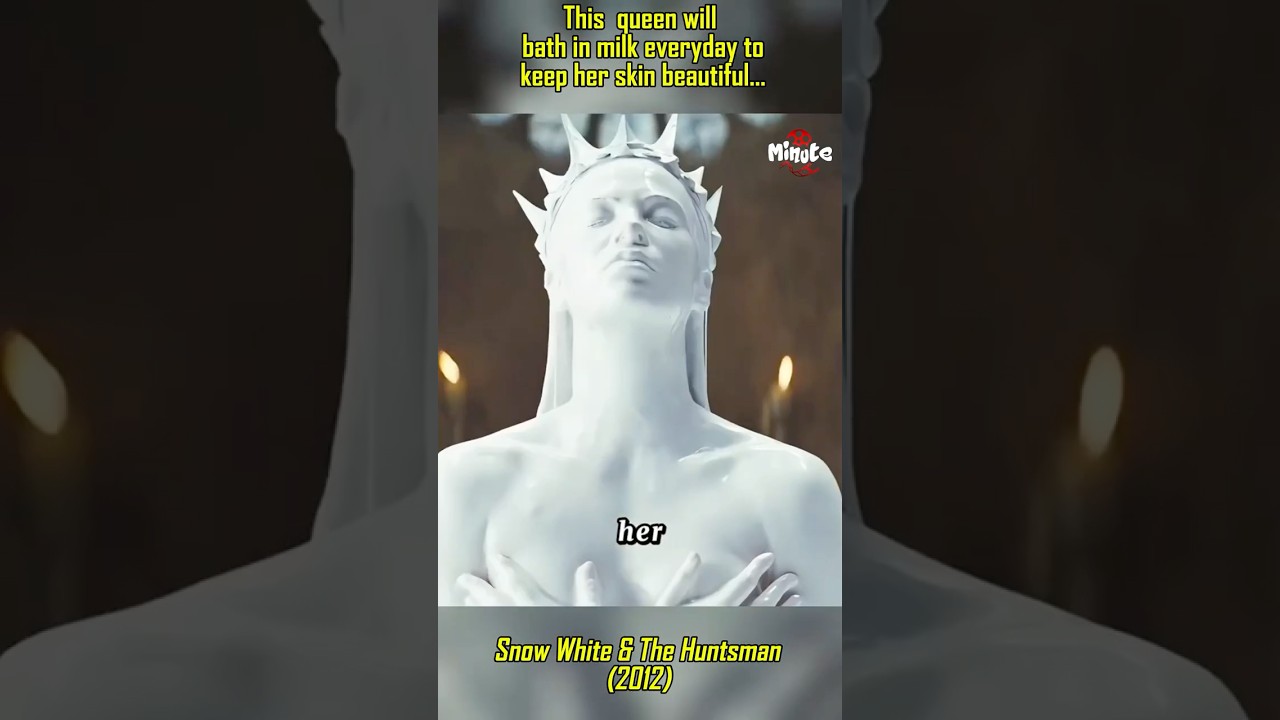 This queen would bath in milk everyday to keep her skin beautiful....😮 