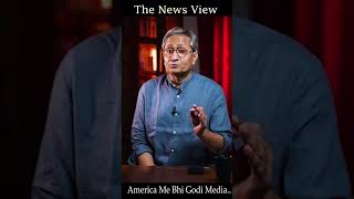 America Me Bhi Godi Media Ravish Kumar🔥#newsfeed #reels #shorts #pmmodi #rahulgandhi