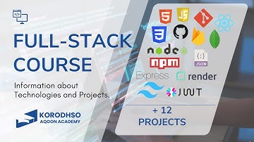 Full-Stack Course Technologies and Projects | Af Somali