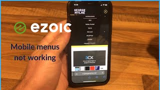 Mobile menus not working (wordpress) when Ezoic ads are added