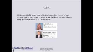 Improving Your Security Posture: Sarah Richardson, CIO, NCH Healthcare System