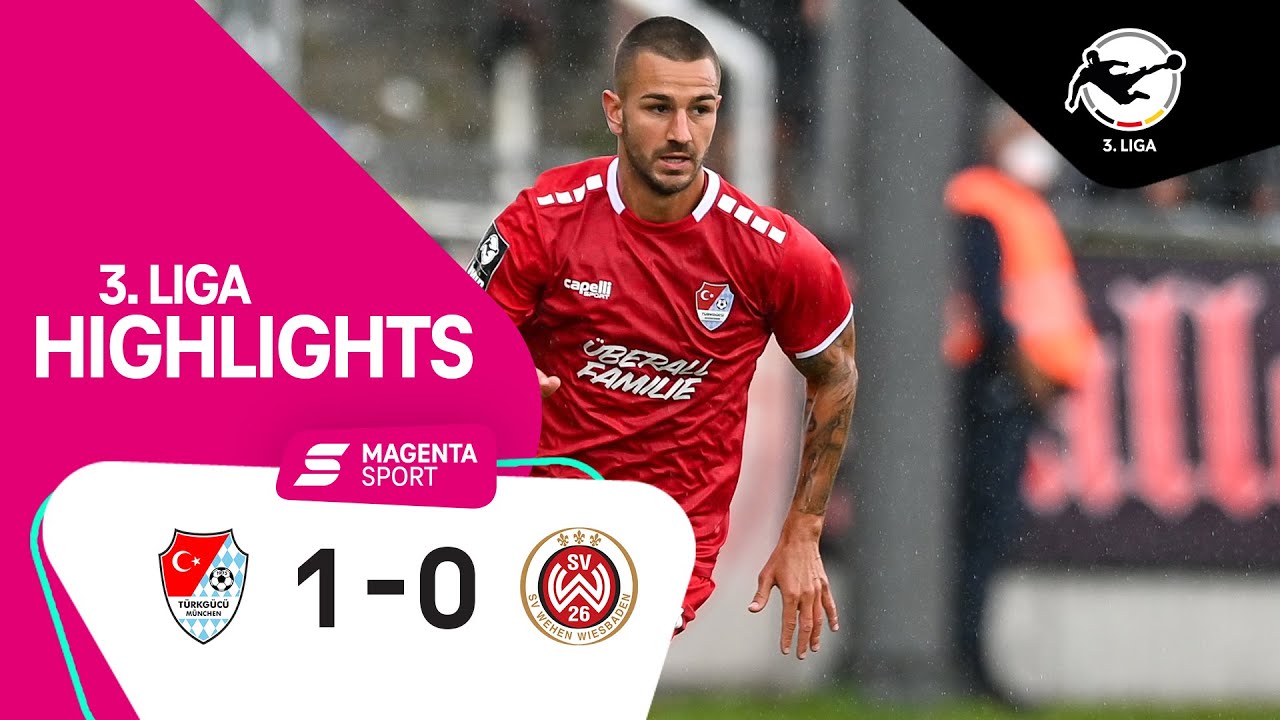 Türkgücü München - SV Wehen Wiesbaden | 12. Spieltag, 2021/2022 | MAGENTA SPORT