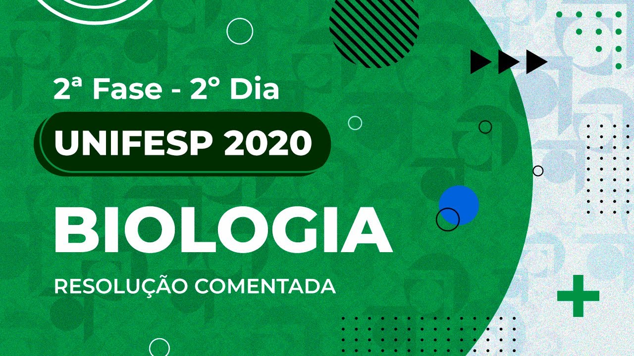 Resolução Comentada - UNIFESP 2020 - 2ª fase - 2º dia - Biologia