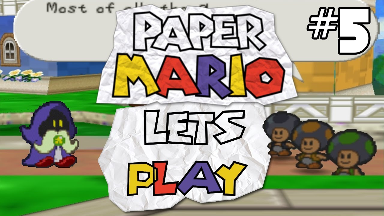 Paper Mario Part 5 Black Toads YouTube