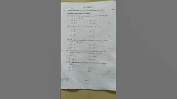 Solution of MCQ of Mathematics ||  HSC board Exam 2023