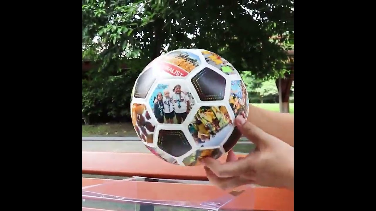 Such a unique soccer ball with a gift box that would be great as a gift!