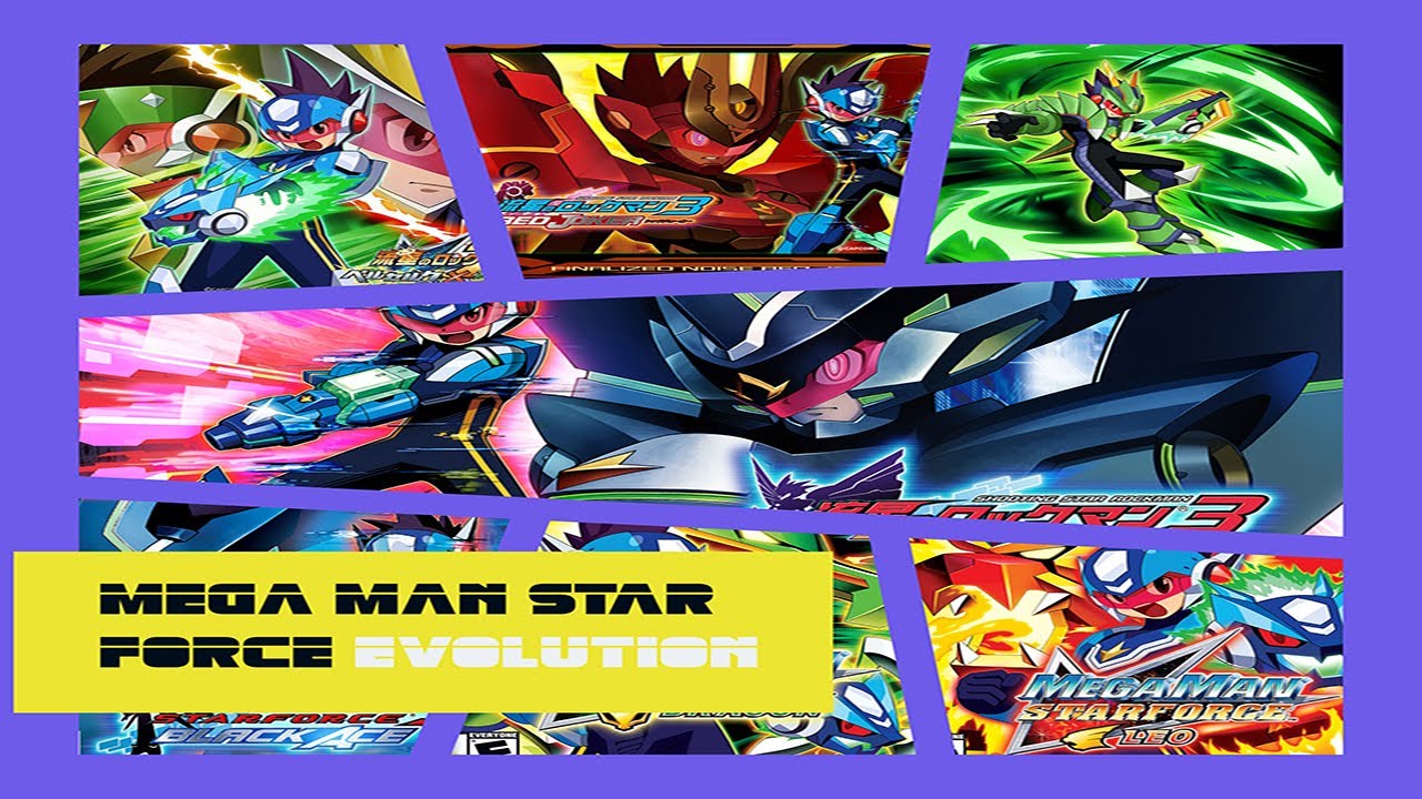 Evolution Of Mega Man Star Force Series Games (2006 - 2008)