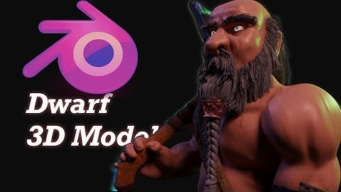 Dwarf Reimagined: A Retopologized 3D Model