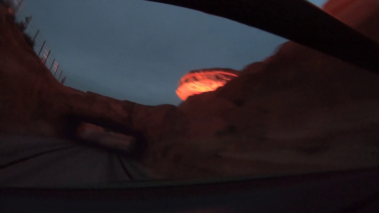 Radiator Springs Racers POV 4K Video Nighttime Ramone's (Right Side