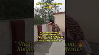 “Wall Workout at Home 🔥 Full Body Fat Loss | No Equipment Exercise”