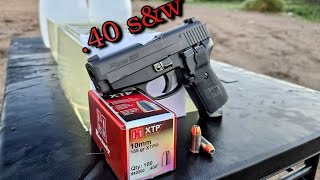 .40 s&w |Handloads| (155gr XTP) Ballistics Gel Test