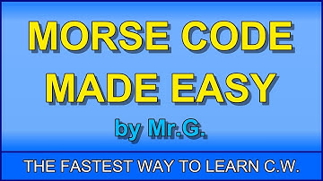 Learn MORSE CODE in ONE HOUR with the G-SYSTEM!