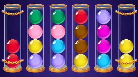 Ball Sort Genius Levels 61-62-63-64-65 Gameplay Walkthrough || Ball Sort Puzzle Answers