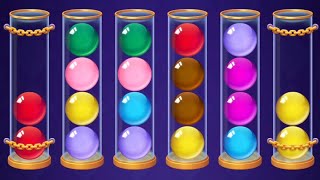 Ball Sort Genius Levels 61-62-63-64-65 Gameplay Walkthrough || Ball Sort Puzzle Answers