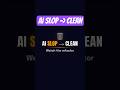Refactoring AI Slop Into Production-Ready Code 🗑️ →✨ #ai #claude #agent #refactoring