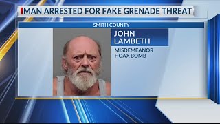 Man arrested in Tyler after allegedly threatening hospital workers with grenade