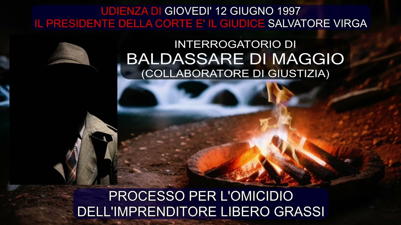 Baldassare Di Maggio racconta la morte di Rosario Riccobono Processo omicidio Libero Grassi