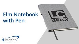 Elm Notebook with Pen from 4imprint