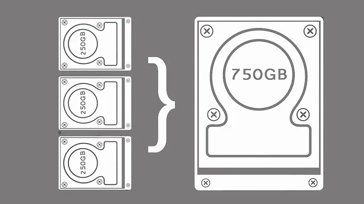 Combine Multiple Hard Drives Into One Big Volume