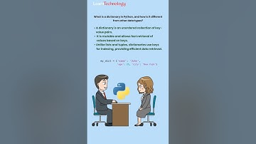 Dictionaries in Python | Python interview question | #python #interview #dictionaries