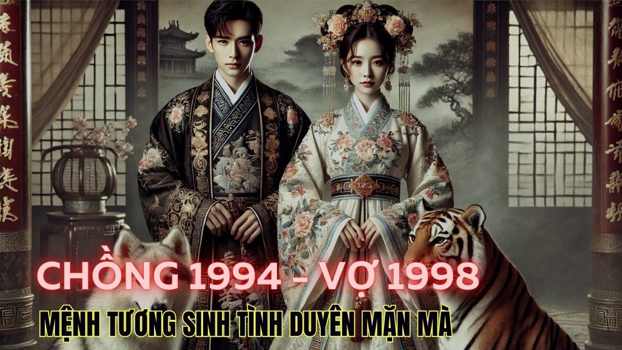 🐕🐯 Chồng 1994 Vợ 1998 Có Hợp Nhau Không? Xem tuổi kết hôn vợ chồng