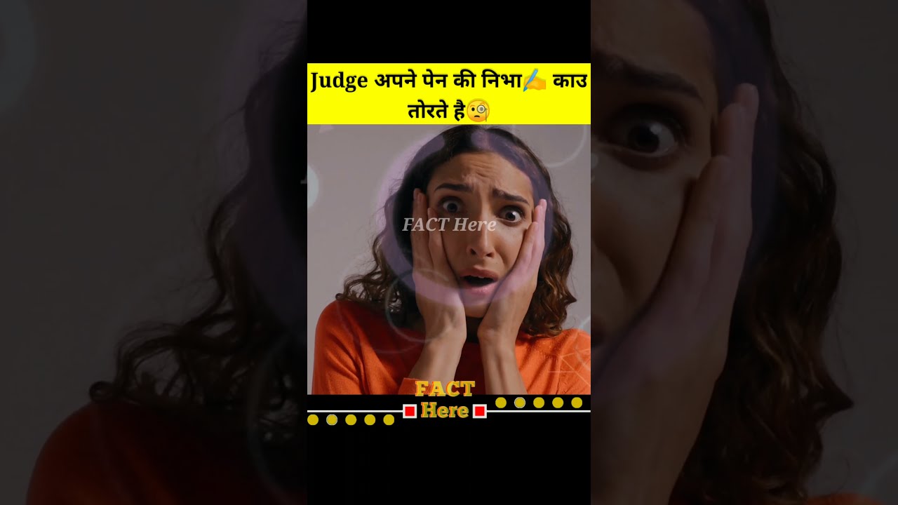Why Judge break there pen✍️ nib🧐 | Amazing Facts | 