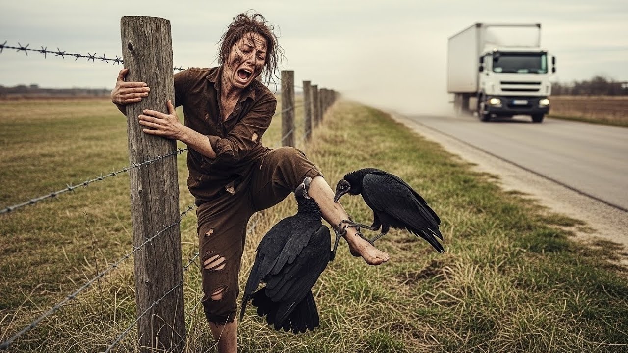 Los buitres esperaban… pero el CAMIONERO hizo algo que SALVÓ DOS VIDAS