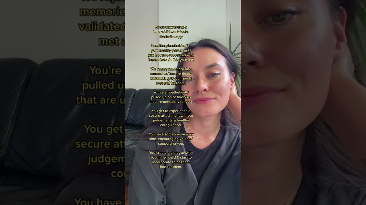 Wondering what reparenting or inner child work looks like in session? 🌱