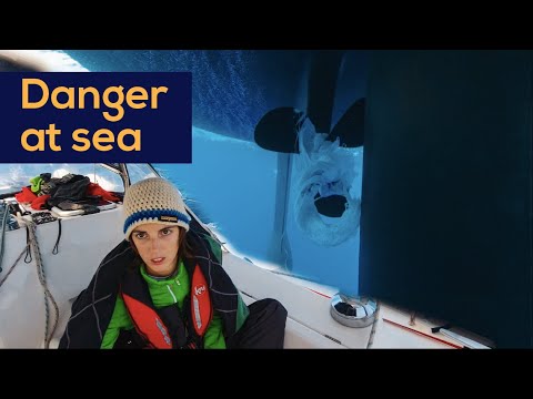 Plastic hits our sailboat during our crossing - Stranded at SEA PART 2 - Ep.15