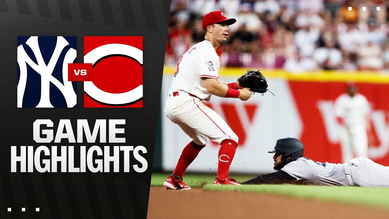 Yankees vs. Reds Game Highlights (6/25/25) | MLB Highlights - YouTube