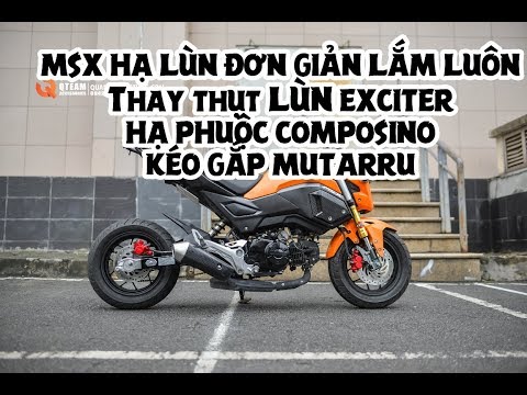 Video HONDA MSX 125 Độ lùn Độc dược - Dùng thụt Exciter độ... - youtube