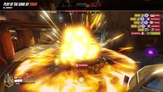 Stoppin' the payload with Junkrat Quad Kill Ult [Overwatch 2]