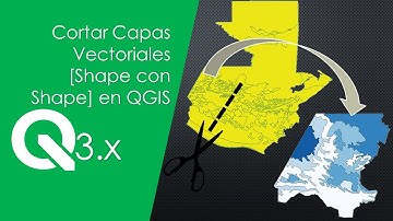 Cortar capas vectoriales [shape con shape] en QGIS 3