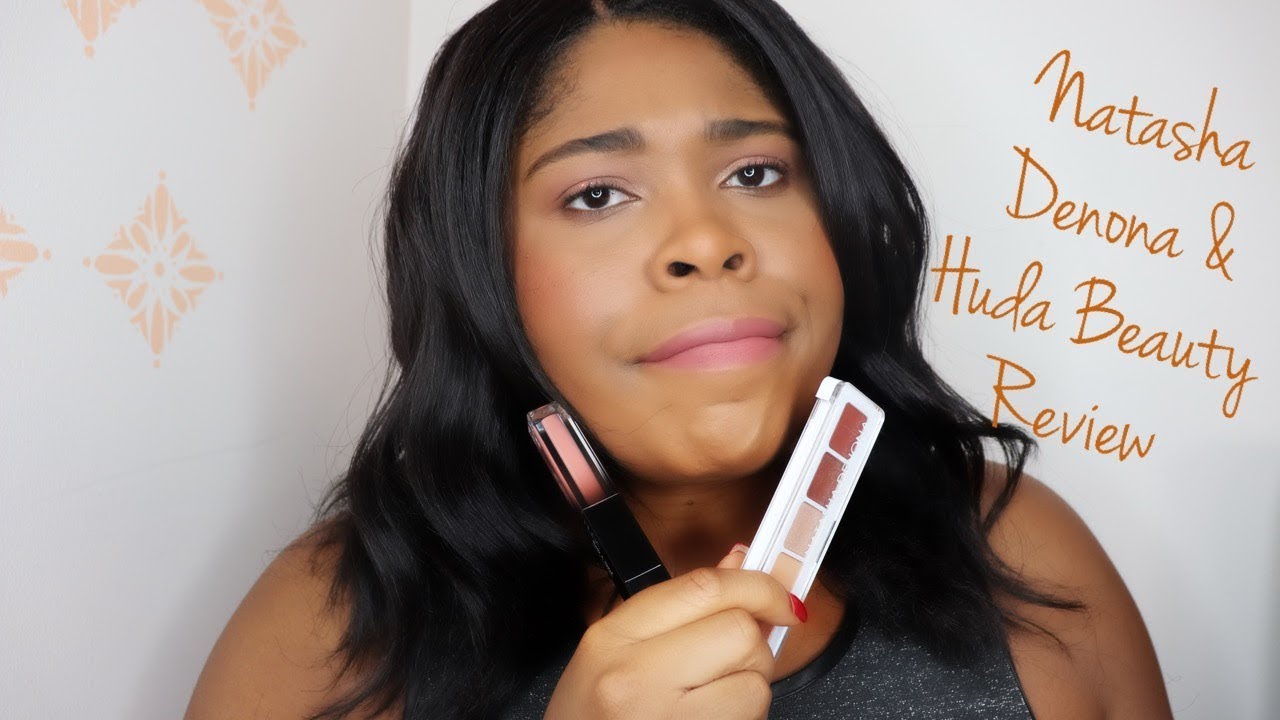 Natasha Denona Mini Nude Palette & Huda Beauty Matte & Metal Melted WOC Review