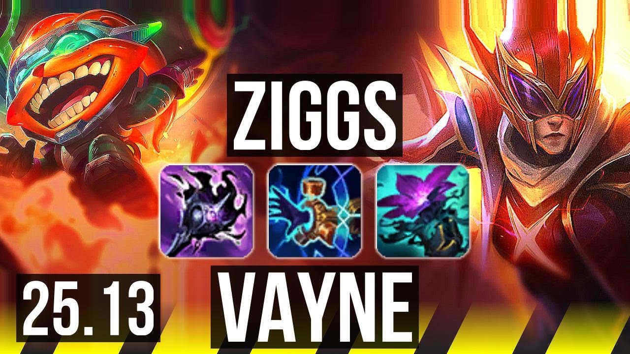 ZIGGS & Rakan vs VAYNE & Alistar (ADC) | 9/1/10, Legendary | EUW Master | 25.13