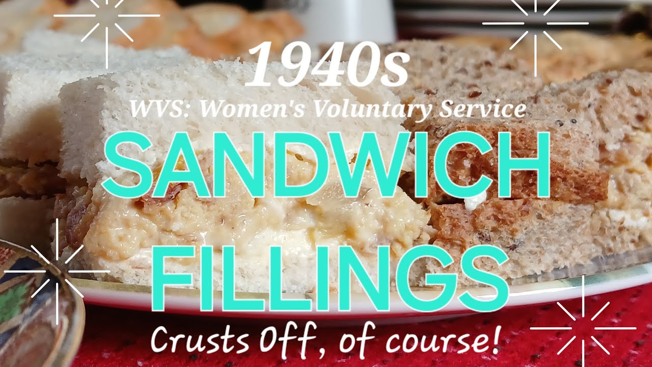 Начинки для сэндвичей времен Второй мировой войны (предоставлено Женской добровольческой службой)...
