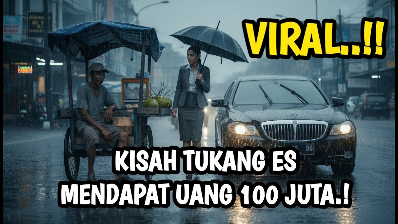 SEMUA MENGIRA DIA HANYA TUKANG ES… SAMPAI SEBUAH AMPLOP 100 JUTA MENGUBAH TAKDIRNYA