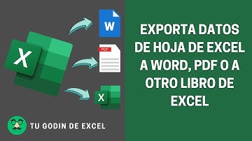 Exportar Datos de una Hoja Excel a PDF, Word y a otro libro de Excel con Visual Basic (A.B.Pedido)