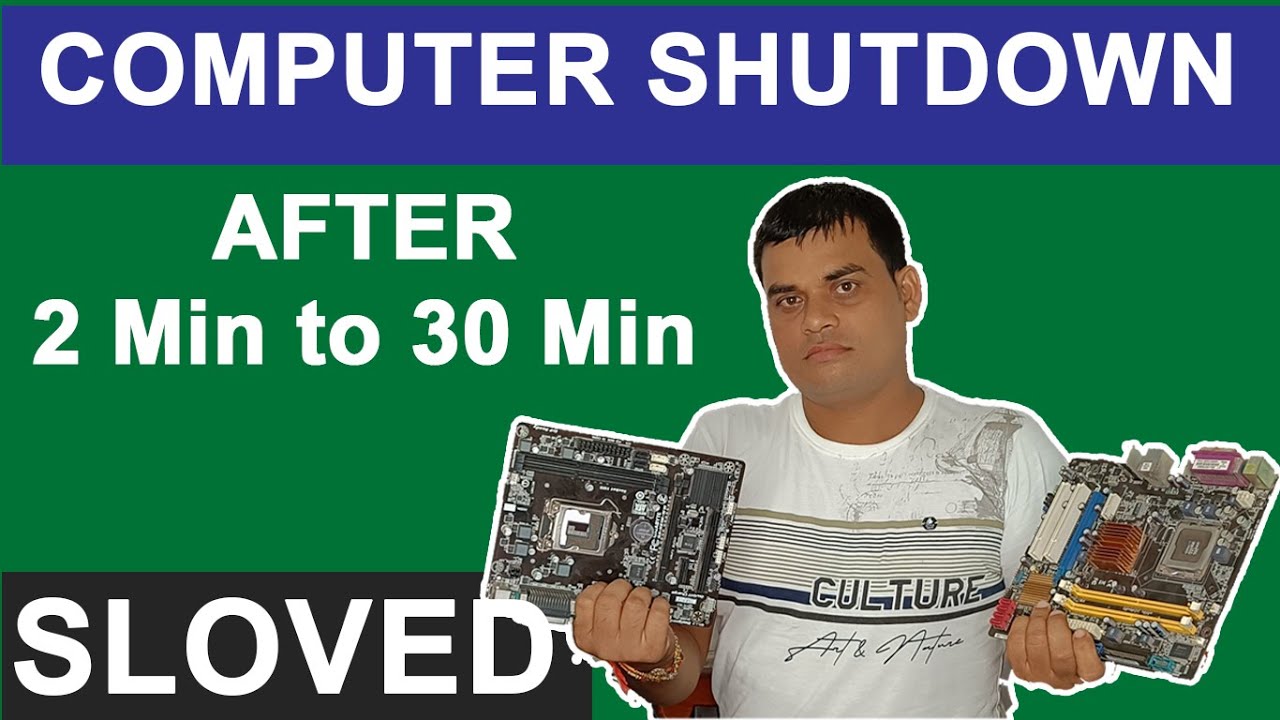 Computer Shutdown after 2 minute