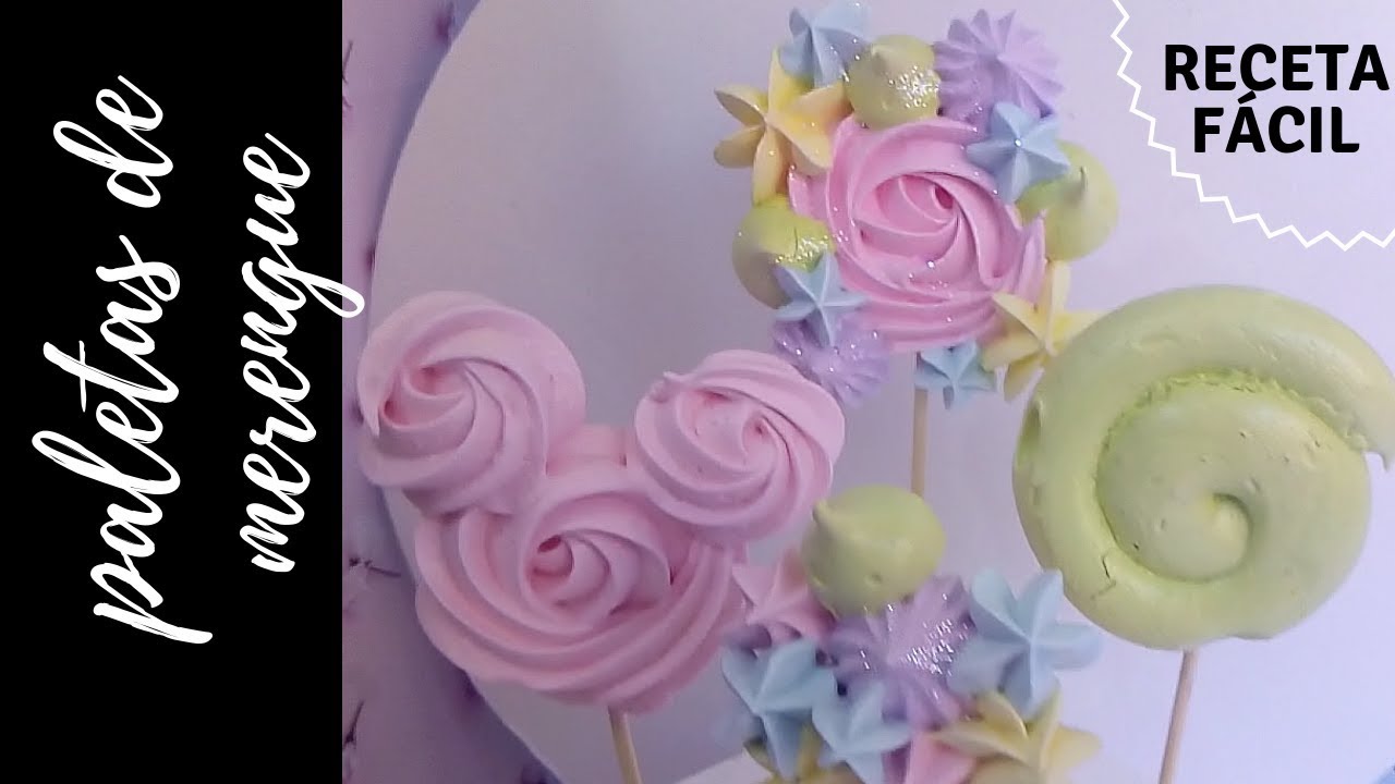 PALETAS DE MERENGUE -MERINGUE POPS | PASTELI