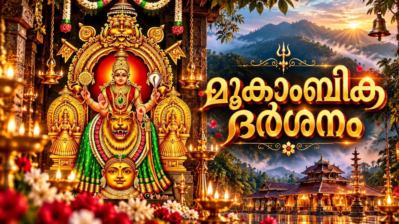 മൂകാംബിക ദർശനം | Devotional song | Pooja NJ| Aravind R S| Shankumar K |Sreenath S Vijay|Baiju Saimon