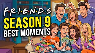 Friends Season 9 Funniest Moments Review 😂 | Ross, Rachel & Joey Chaos