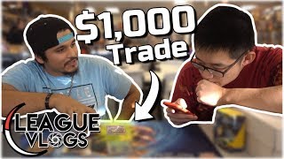 Making a $1000 Trade at Pokemon League!!