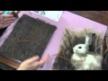 Needle Felted 2D Snowshoe Hare Part One: Layout and Background