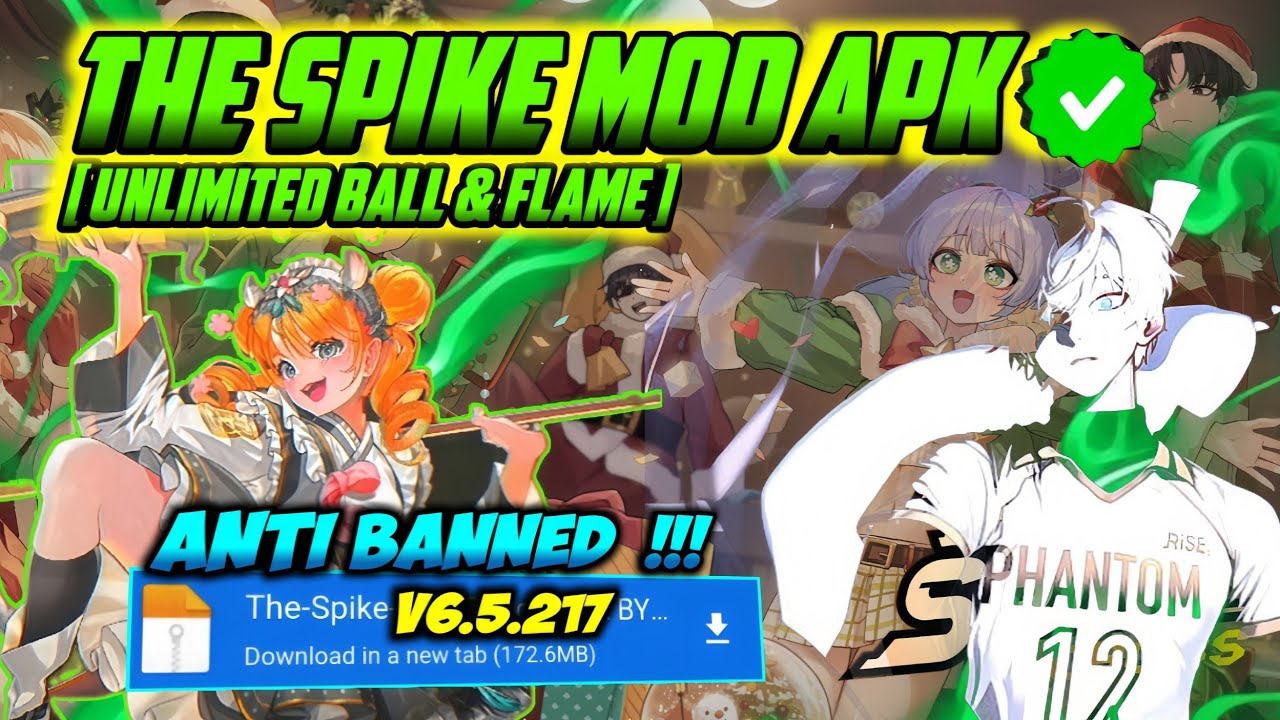 Gameplay Raull, Nishikawa, Siwoo‼️ The Spike Mod Apk VIP PREMIUM terbaru android & IOS 6.5.217 😈