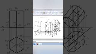 Celebrity Projection of Solids: Hexagonal Prism #projectionofsolids #engineeringdrawing #caed #vtu Wealth