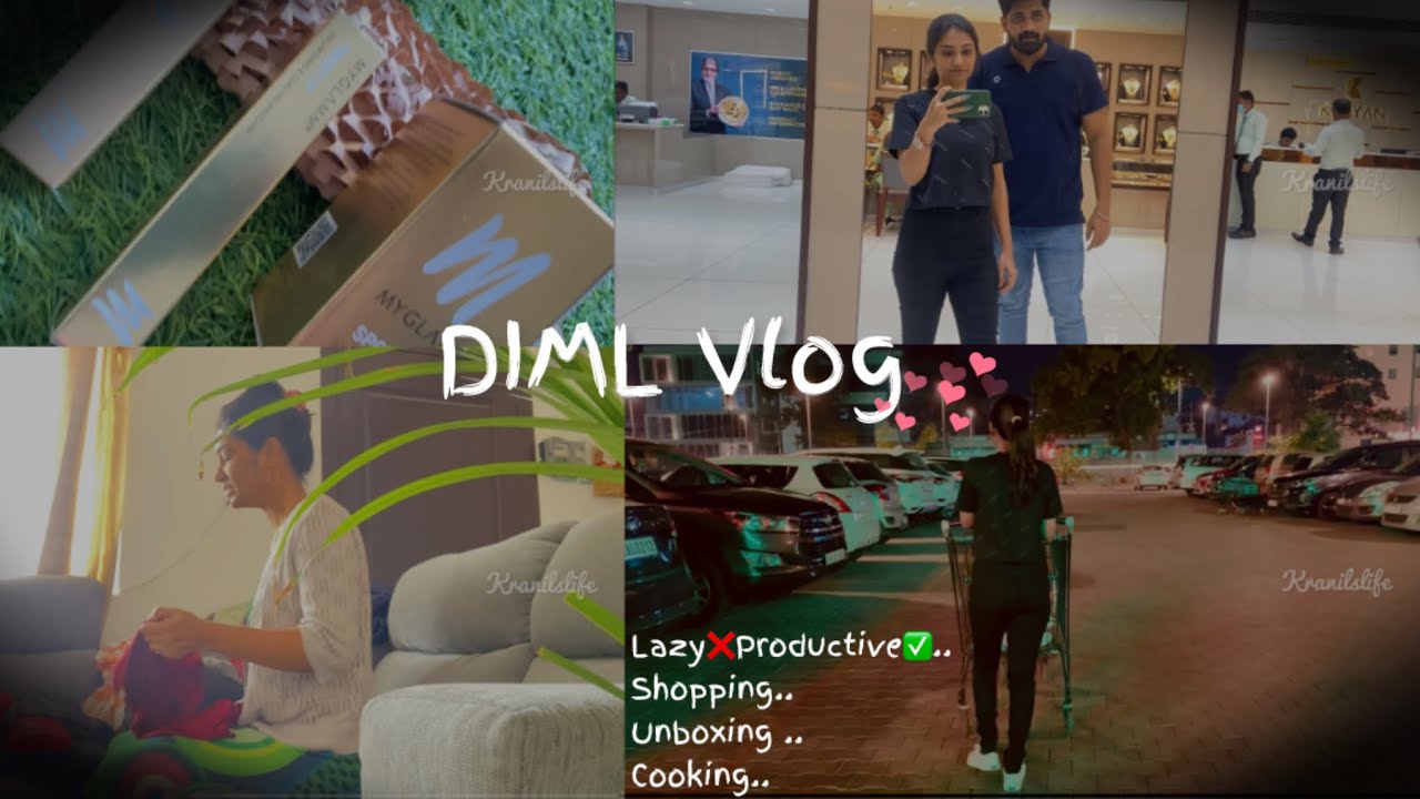 Productive DIML vlog| Unboxing makeup products💋|shopping 🛍 | Cooking 🧑 ...
