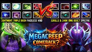 Download lagu MEGACREEP COMEBACK? | LIGHTNING TTIPLE BASH FACELESS VOID VS. 32KILLS & 246K DMG DEALT SPECTRE DOTA2
